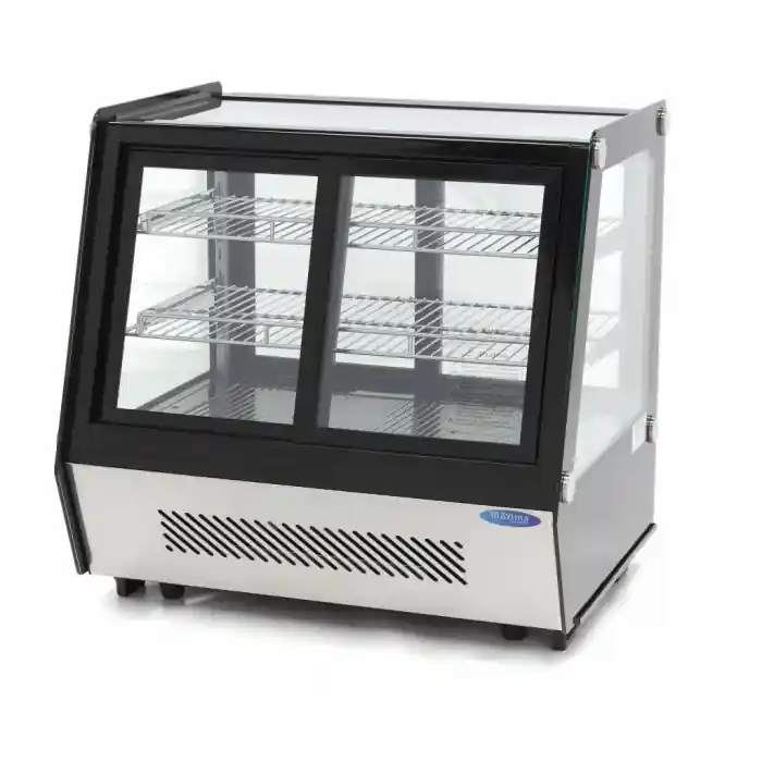 Anzeigekühlschrank - 125L - 71cm - Schiebetüren vorne und hinten Mega-Angebot