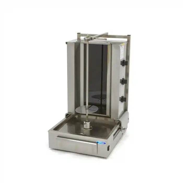 Top-Seller Dönergrill - 3 Brenner - 40kg Fleisch - Elektrisch