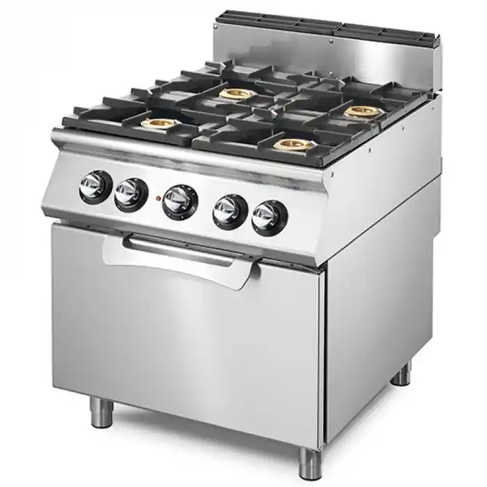 Top-Preis Gasherd auf statischem Gasofen GN 2/1 4 Brenner B800xT730xH870