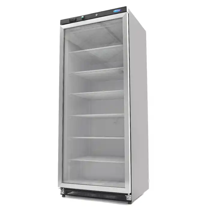 Gefrierschrank - 600L - Schwarz - mit Glastür Nur Heute
