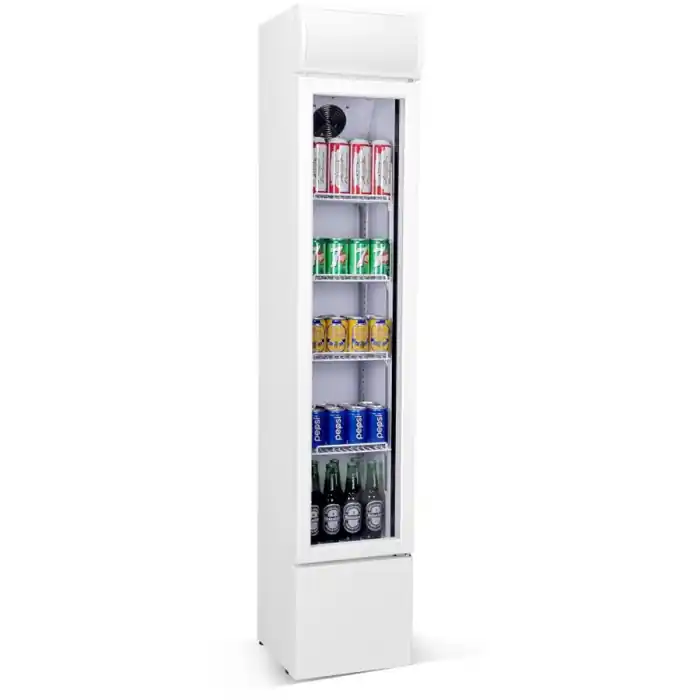 Expressversand Kühlschrank Glastür Schmall