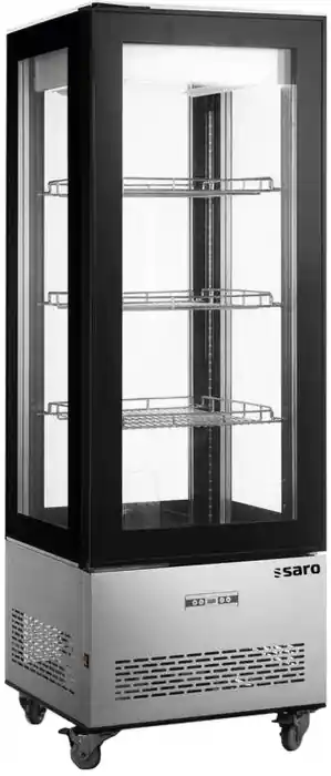 Heißes Angebot Kühlvitrine 400 Liter B 650 x L 650 x H 1908 mm