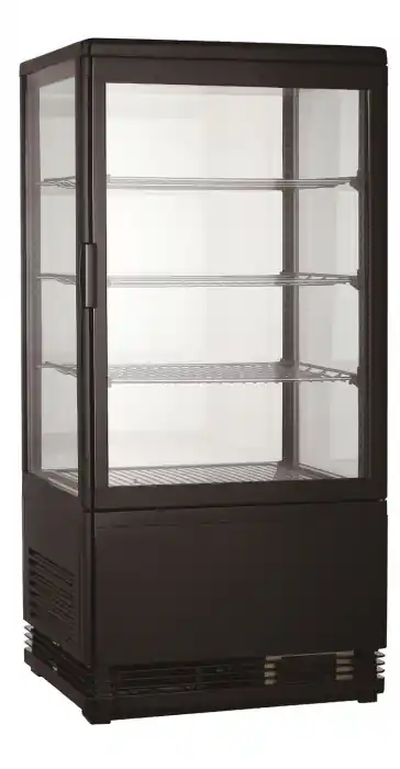 Kühlvitrine 78L Schwarz Nur Für Kurze Zeit