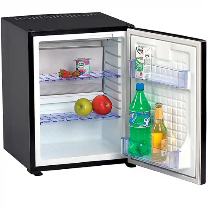 Begrenztes Angebot Minibar mit 2 Regalböden schwarz 30 Liter