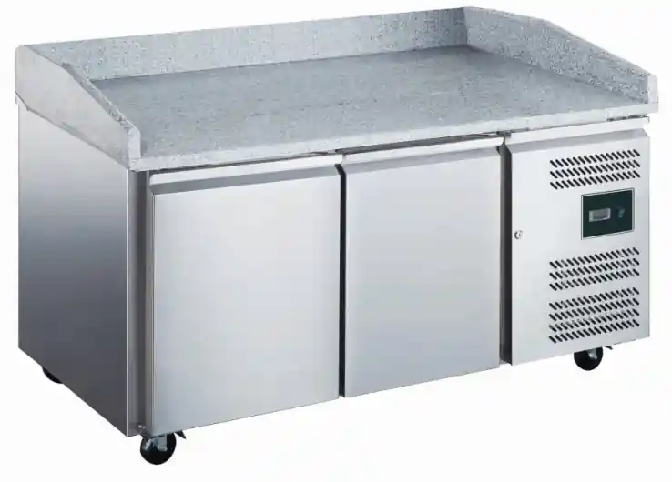 Pizzatisch passend für Bäckerei-Roste B 1510 x T 800 x H 840/990 mm Markenprodukt