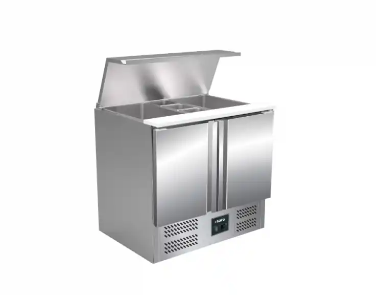 Finale Aktion Saladette mit Teleskopschiebedeckel B 900 x L 700 x H 870-890 mm