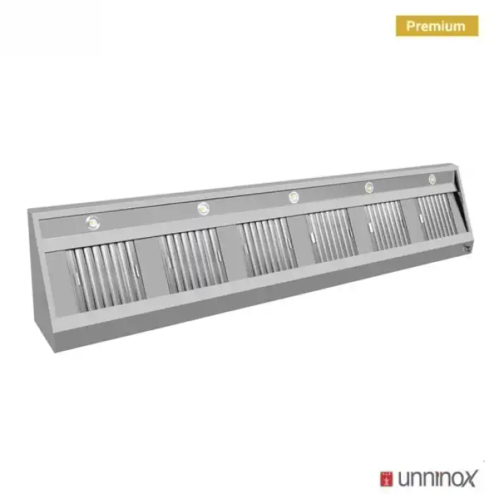 Billig Dunstabzugshaube 700 B3800xD700xH400 wandmontiert, 3800 mm breit