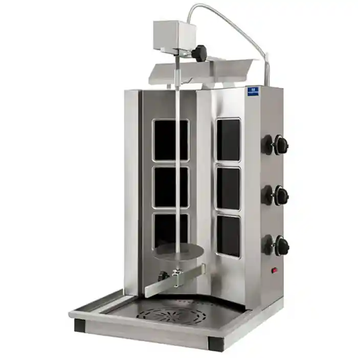 Angebot Glaskeramik-Dönergrill mit 3 Heizzonen, Motor oben