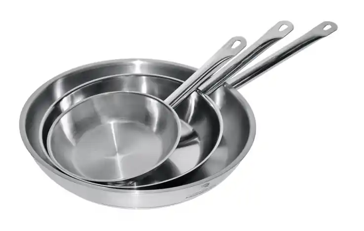 Bratpfanne Edelstahl Ø24 2 Markenware