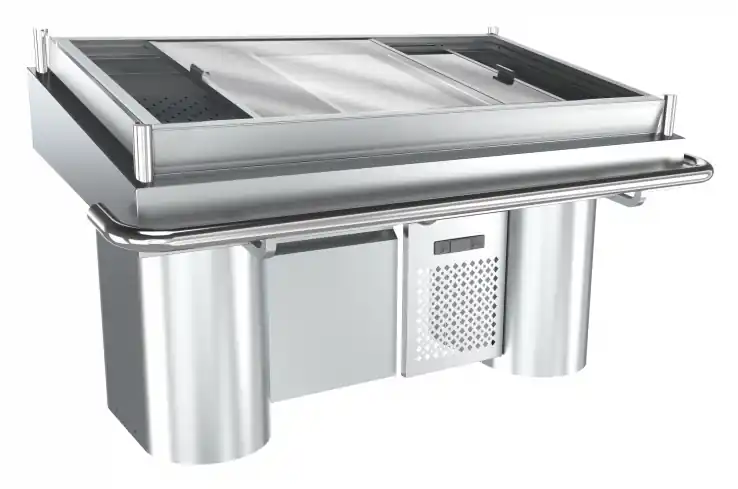 Gekühlte Fischtheke Mega-Angebot