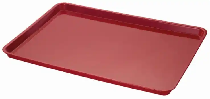 Neue Ware ABS Tablett 600 x 400 Farbe Rot