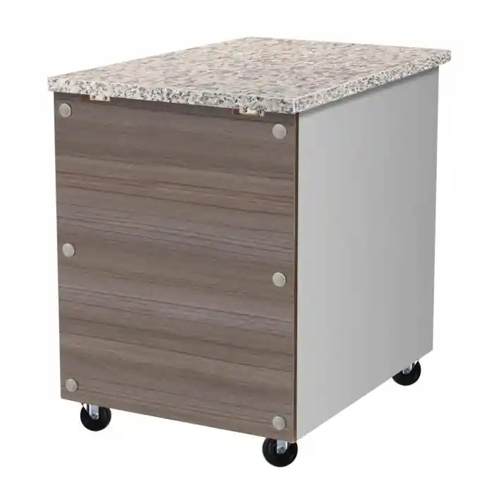 Finale Aktion Skyrainbow Kassentisch 60×82 – Granit rosa-grau