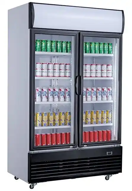Highlight KÜHLSCHRANK 2 GLASTÜREN 1000L