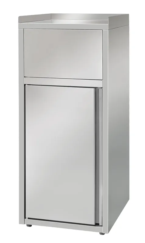 Top-Preis Müllbox aus Edelstahl, mit Tonne 60L, 50x53x120cm