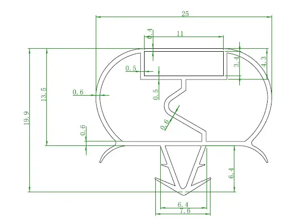 Jetzt Kaufen Gummidichtung Glas-Tür für THL650/1410