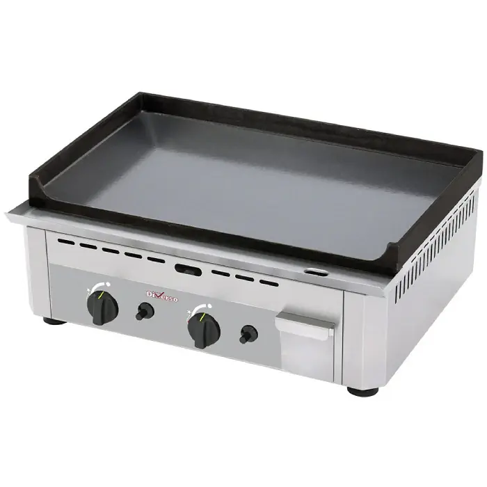 Gas Tischgrill, doppelt, emaillierte Saisonangebot