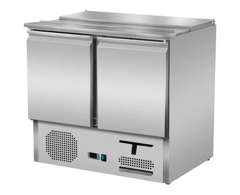 Begrenztes Angebot Saladette 2 Türen, Inhalt 176 L, 90 x 70