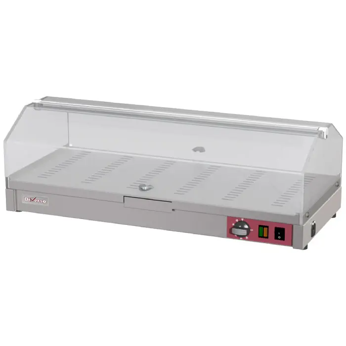 Heizvitrine zum Aufstellen, 1 Ebene L800mm Highlight