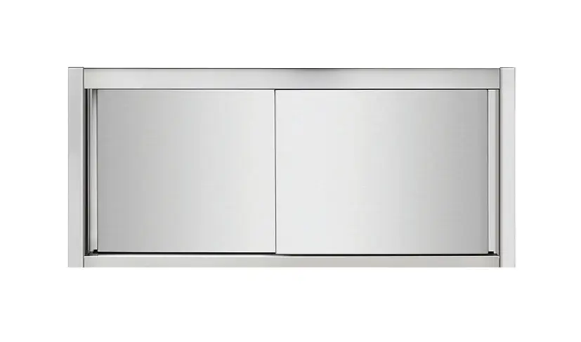 Schneller Versand Wandhängeschrank aus Edelstahl, 100 x 40, mit Tür