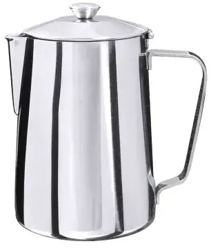 Contacto Kaffeekanne aus Edelstahl 18/10 – 0,3 Liter Servierkanne mit Scharnierdeckel für Gastronomie, Hotel & Café Sichere Zahlung