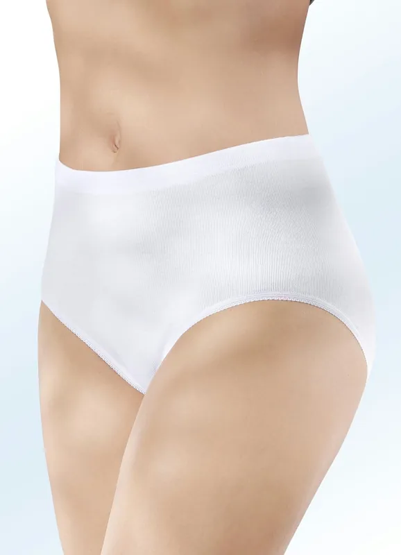 Fünferpack Nina von C. Slips mit auswechselbarem Gummizug im Bund Echt