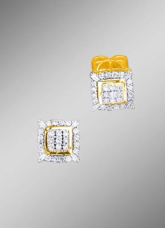 Ohrstecker mit Diamanten Versand Am Gleichen Tag