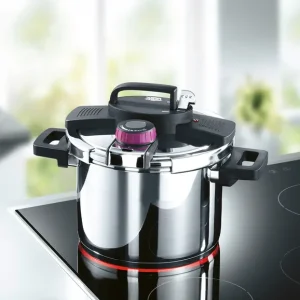 Schnellkochtopf aus rostfreiem Edelstahl Markenprodukt