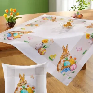 Preisknaller Zauberhafte Tischdecke mit niedlichen Ostermotiven