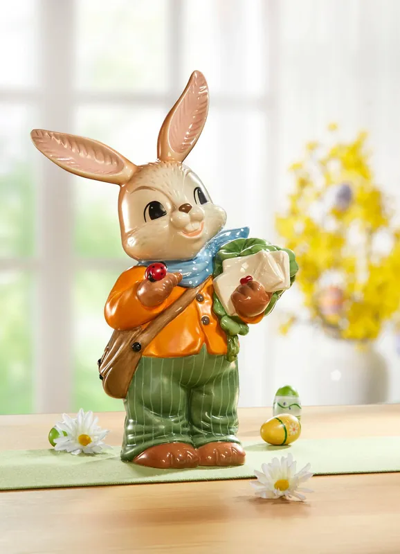 Hase aus hochwertigem Feinsteingut Preis Gesenkt