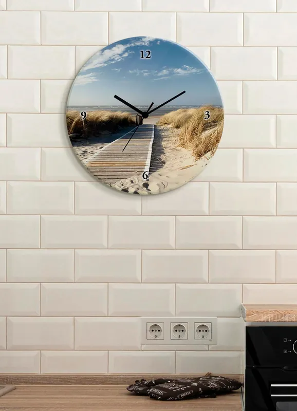 Wanduhr aus Glas Highlight
