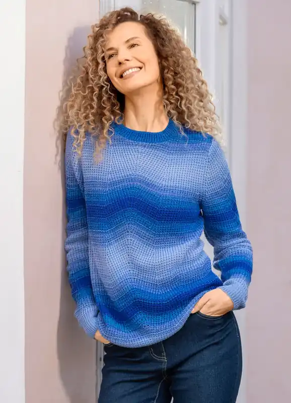 Pullover in Farbverlauf Geprüft