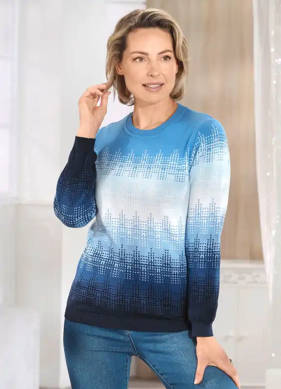 Preis Gesenkt Pullover in Jacquard-Dessin