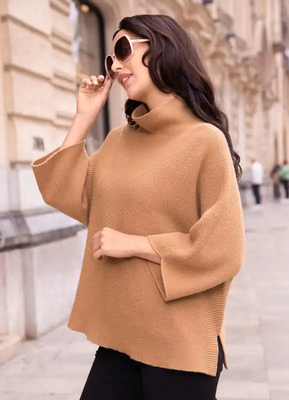 Pullover mit Schurwolle und Kaschmir Preisreduziert
