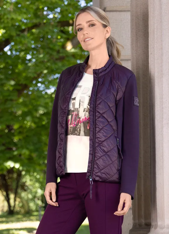 Highlight Jacke mit Steppeinsätzen
