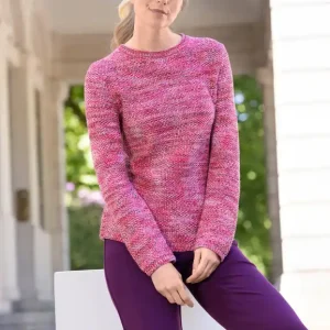 Letzte Chance Pullover mit Reiskornstruktur