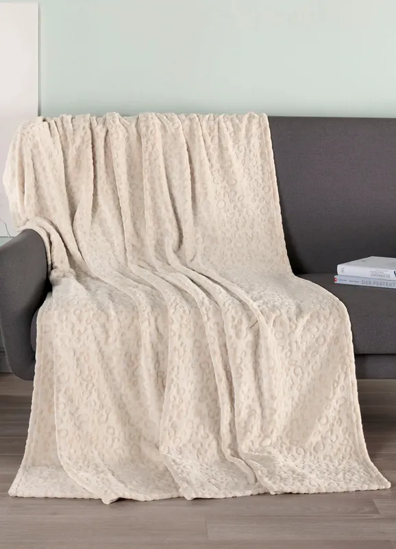 Wohndecke mit Leoparden-Optik Highlight