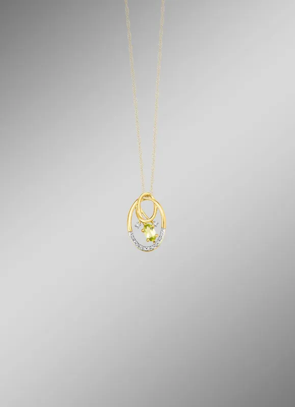 Anhänger mit Brillanten und Peridot Sale