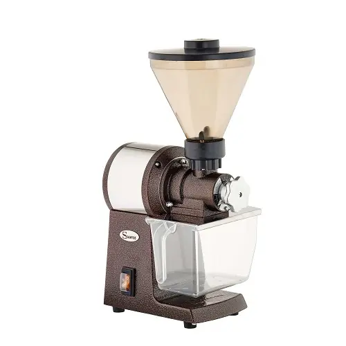Markenprodukt Kaffeemühle 01S Edelstahl Aluminium braun Fassungsvermögen 1 kg