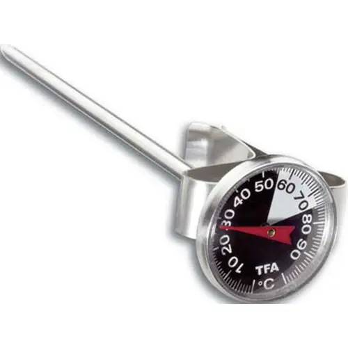 Direktkauf Milchschaumthermometer PrimaCrema analog +56°C bis +75°C L 140 mm