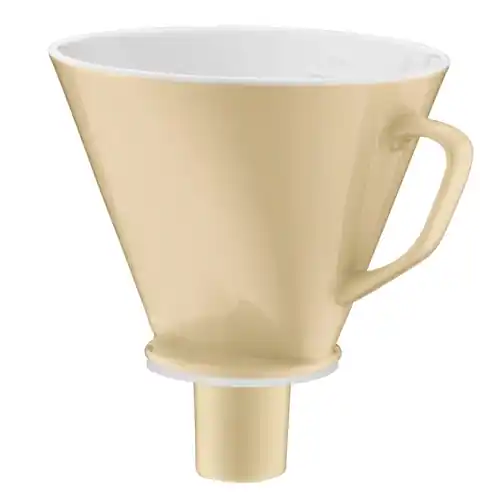 Handfilter aus Porzellan Aroma plus, für Papierfiltertüten Größe 4, mit Silikonring, vanille Online Kaufen
