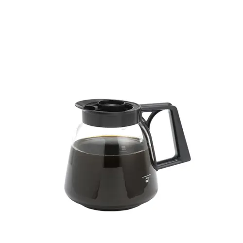 Glaskanne Neutral mit Deckel schwarz 1800 ml H 155 mm Bestseller