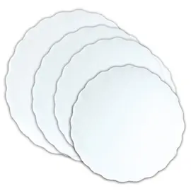 Sichere Zahlung Plattenpapier weiß rund 40 g/m² 10 x 500 Stück Ø 260 mm