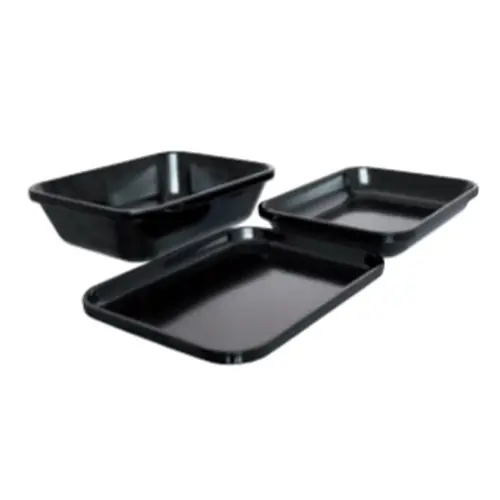 Auslagetablett Kunststoff schwarz 280 mm x 210 mm H 22 mm Highlight