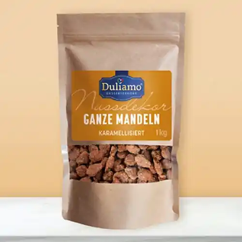 Markenprodukt Ganze Mandeln karamellisiert