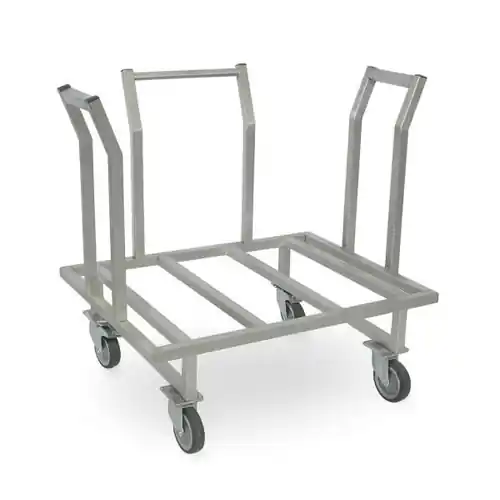 Blechwagen für Bleche 580 x 780 mm Quereinschub Radgehäuse verzinkt Markenprodukt