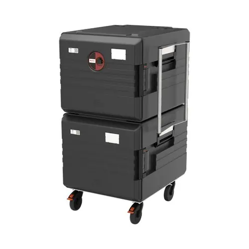 Speisentransportbehälter thermoport® K 2x6000 schwarz analoge Temperatureinstellung Must-Have
