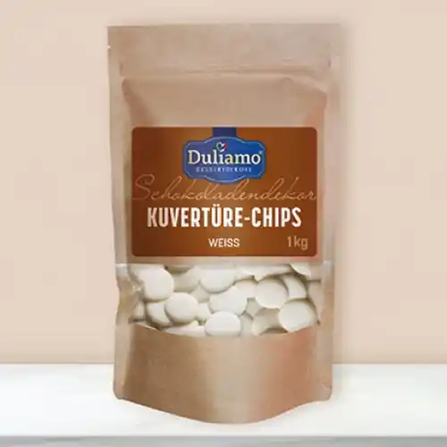 Kuvertüre-Chips weiß Billig