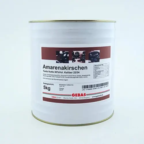 Amarena-Kirschen 20/24 allergenfrei 4 Dosen à 5 kg Schnäppchen