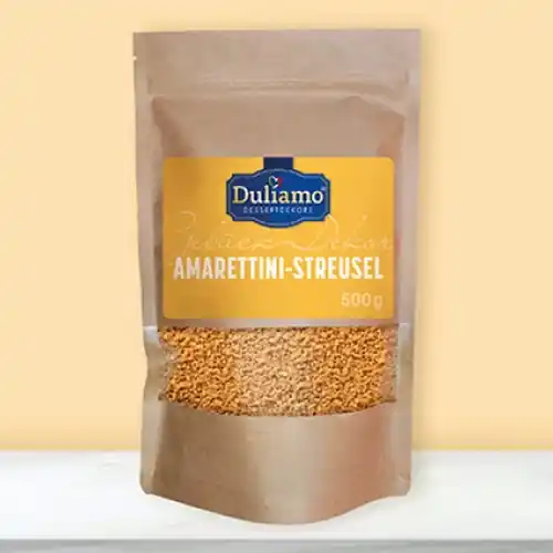Geprüft Amarettinistreusel L 0,25-0,5 mm
