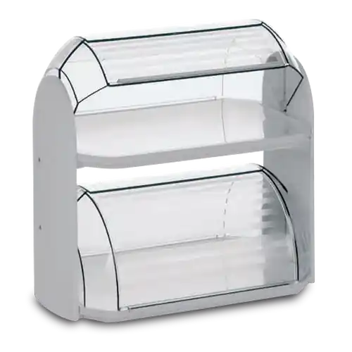 Gebäck-Vitrine doppelstufig Neue Ware